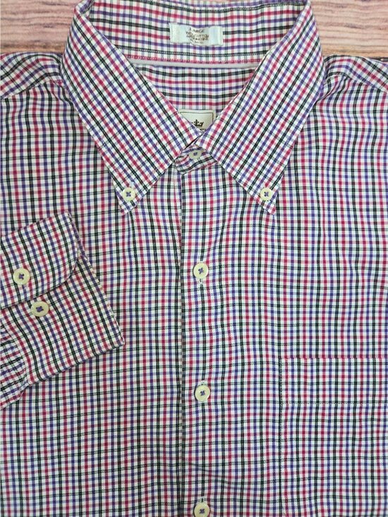 Peter Millar Other - Peter Millar Mens Check Long Sleeve Shirt Large